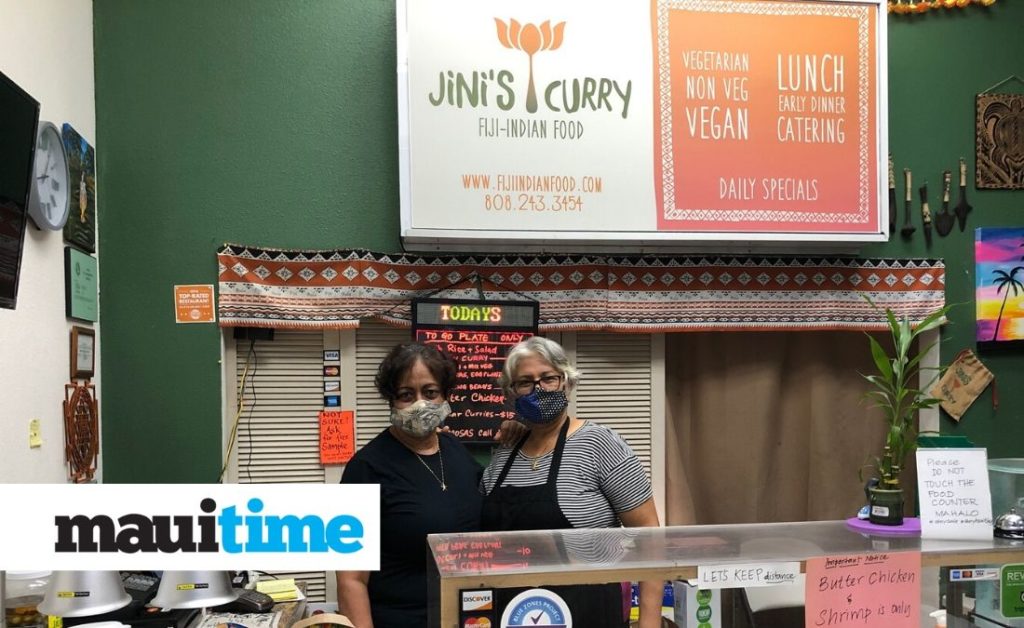 Sarojini Harris and team at Jini's Curry will give 30 meals today in their Pay Forward Program